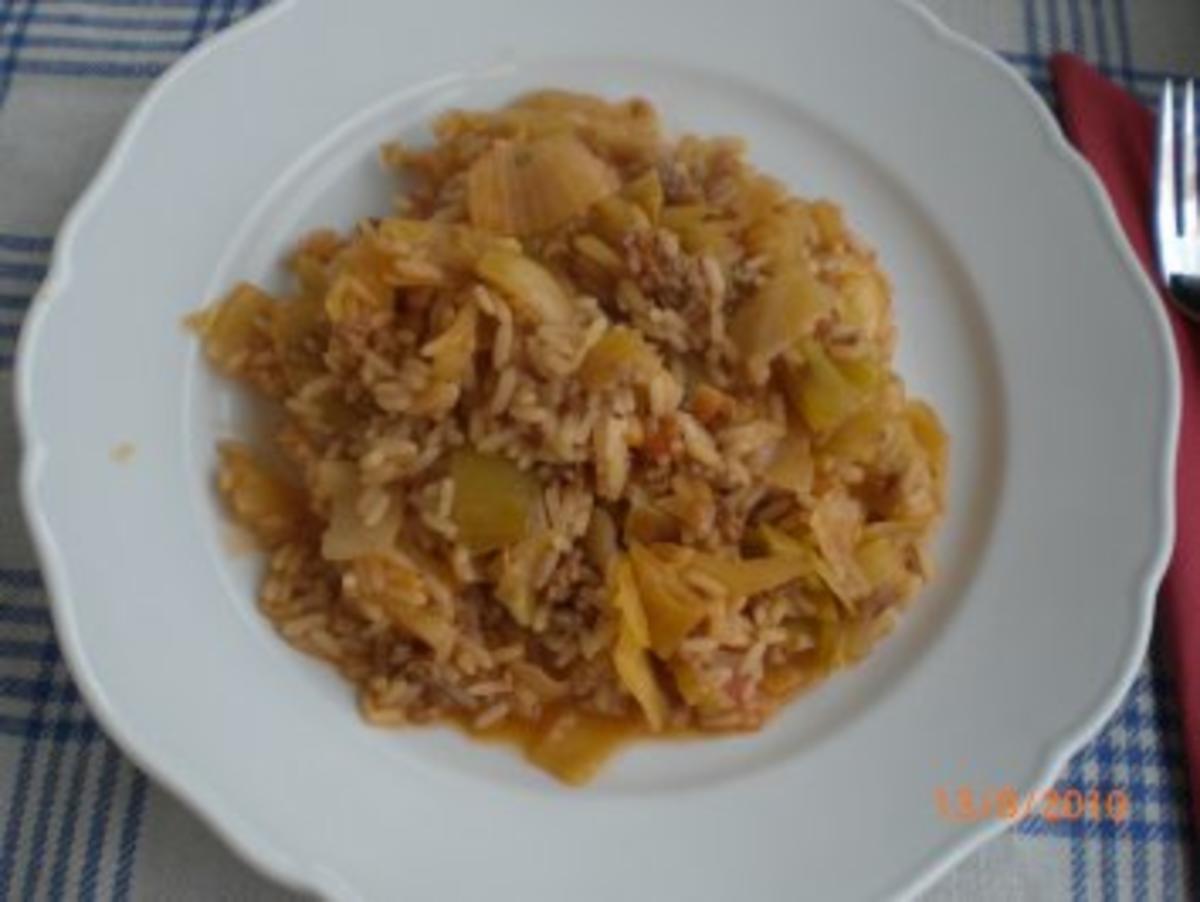 Kraut-Reispfanne - Rezept