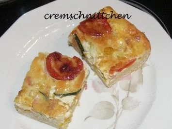 Fingerfood: Gemüsepizza - Rezept