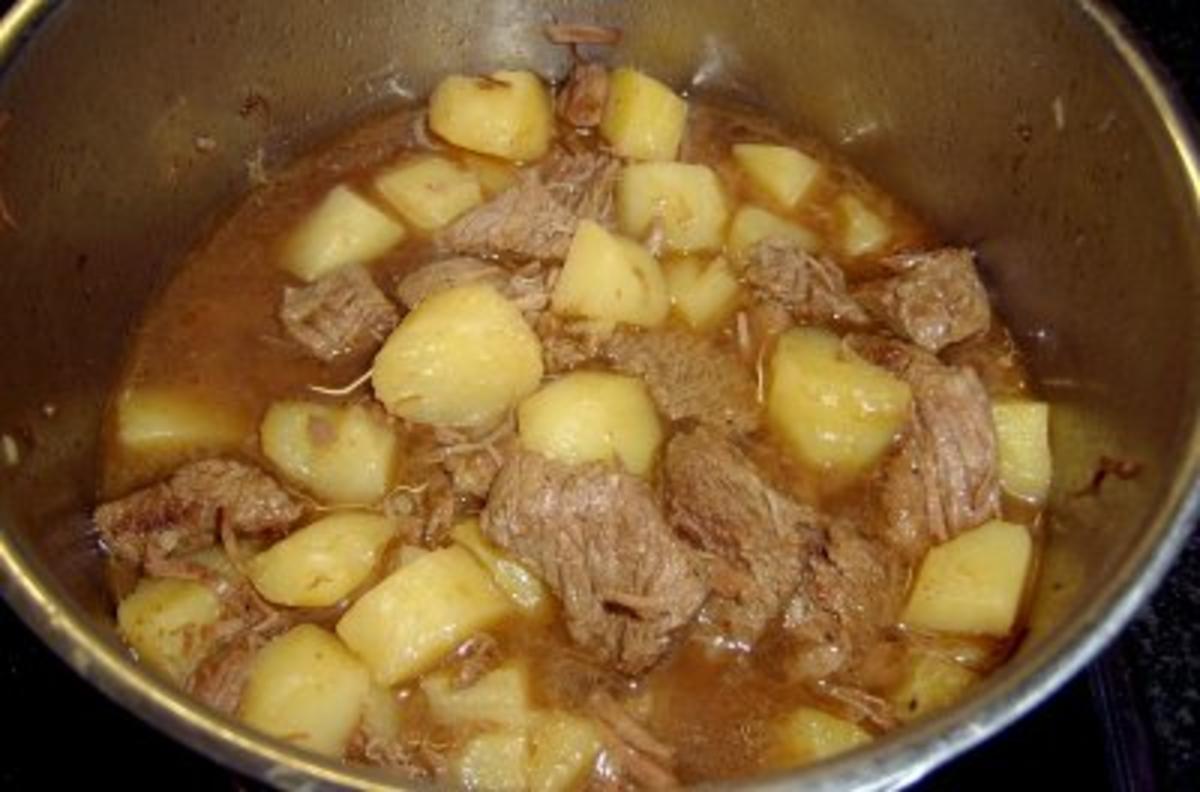 Ragout aus Lamm-, Rindfleisch und Kartoffeln mit Ratatouilles - Rezept - Bild Nr. 3
