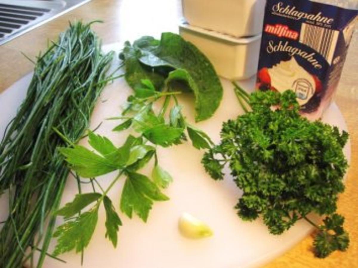 Sahne Quark mit frischen Gartenkräutern, schnell & einfach von mimi