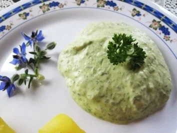 Rezept: Sahne-Quark mit "frischen" Gartenkräutern, ... Bild Nr. 7 Sahne-Quark mit "frischen" Gartenkräutern, ... - Rezept - Bild Nr. 7