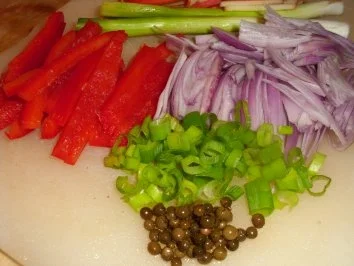 Oliver`s Rindersteaks an pfeffrigem Apfelgemüse - Rezept - Bild Nr. 3