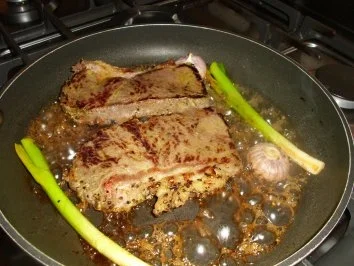 Oliver`s Rindersteaks an pfeffrigem Apfelgemüse - Rezept - Bild Nr. 8