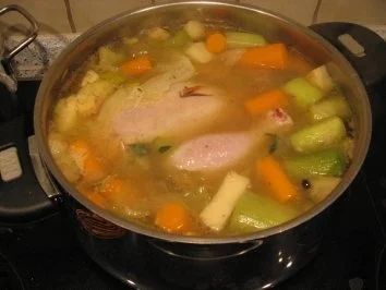 Suppe-Badewasser vom Huhn - Rezept - Bild Nr. 5
