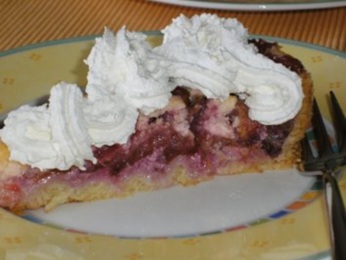 Pflaumenkuchen mit Guss - einfach - 179 kcal/100g Pflaumenkuchen mit Guss - einfach - 179 kcal/100g