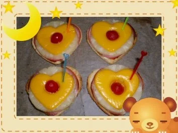 Rezept: Toastherzen "Hawaii" Bild Nr. 3 Toastherzen "Hawaii" - Rezept - Bild Nr. 3