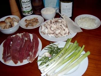 Rezept: Pilzrisotto mit Aiguillettes de Canard Bild Nr. 2 Pilzrisotto mit Aiguillettes de Canard - Rezept - Bild Nr. 2