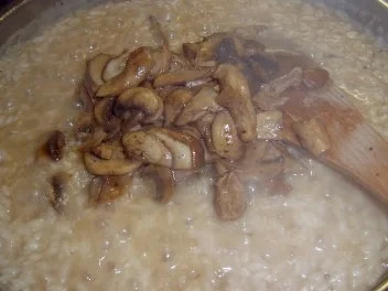 Rezept: Pilzrisotto mit Aiguillettes de Canard Bild Nr. 6 Pilzrisotto mit Aiguillettes de Canard - Rezept - Bild Nr. 6