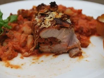 Gefülltes Schweinefilet "Toskana" - Rezept - Bild Nr. 4