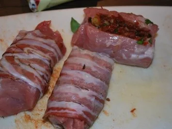 Gefülltes Schweinefilet "Toskana" - Rezept - Bild Nr. 5