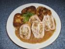 Schnitzelröllchen - Rezept