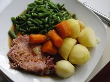 Rezept: Schwein : Kasslerbraten im Bratbeutel, super Zart und eine gigantische Soße Bild Nr. 3 Schwein : Kasslerbraten im Bratbeutel, super Zart und eine gigantische Soße - Rezept - Bild Nr. 3