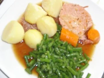 Rezept: Schwein : Kasslerbraten im Bratbeutel, super Zart und eine gigantische Soße Bild Nr. 2 Schwein : Kasslerbraten im Bratbeutel, super Zart und eine gigantische Soße - Rezept - Bild Nr. 2