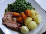 Schwein : Kasslerbraten im Bratbeutel, super Zart und eine gigantische Soße - Rezept