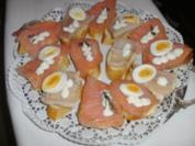 Rezept: Lachs + Forellenhäppchen Lachs + Forellenhäppchen - Rezept