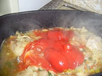 Hähnchenkeulen Medeteraner Art - Rezept - Bild Nr. 6