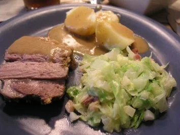 Senf-Krusten-Braten - Rezept