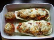 Gefüllter Zucchini trifft gefüllte Tomate - Rezept