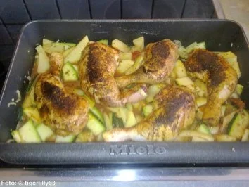 Rezept: Hähnchenpfanne "provencal" Bild Nr. 2 Hähnchenpfanne "provencal" - Rezept - Bild Nr. 2