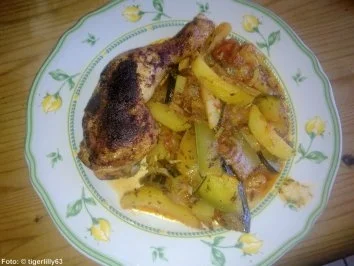 Rezept: Hähnchenpfanne "provencal" Bild Nr. 4 Hähnchenpfanne "provencal" - Rezept - Bild Nr. 4