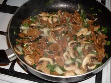 Hüftsteak à la chasseur  ... - Rezept - Bild Nr. 5