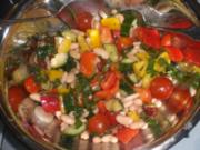 Weiße Bohnen Salat mit getrockneten Tomaten - Rezept