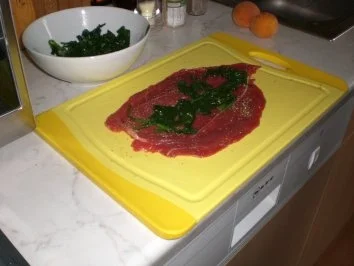 Michis Rinderrouladen mit Spinat-Mozarella-Füllung - Rezept - Bild Nr. 2