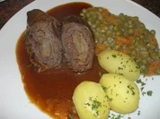 Fleisch:     RINDER - ROULADEN - Rezept