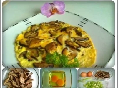 Asiatisch - Shiitake mit Eier und Frühlingszwiebeln - Rezept - Bild Nr. 2