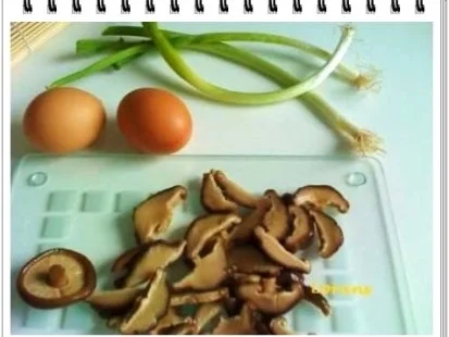 Asiatisch - Shiitake mit Eier und Frühlingszwiebeln - Rezept - Bild Nr. 7