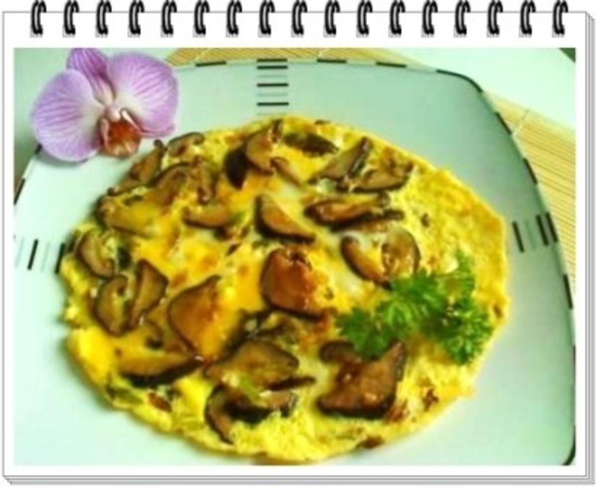 Asiatisch - Shiitake mit Eier und Frühlingszwiebeln - Rezept - Bild Nr. 12