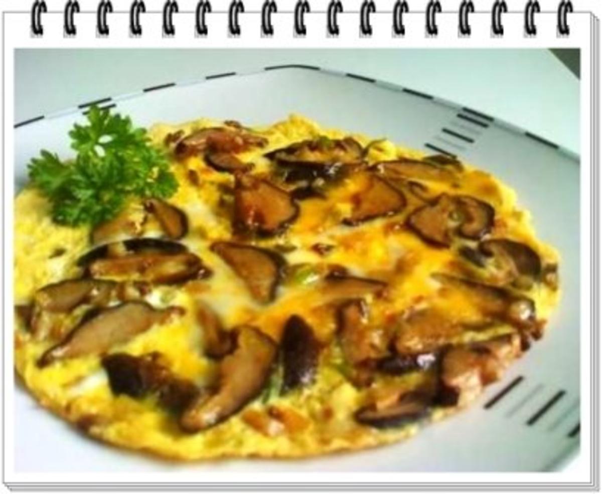 Asiatisch - Shiitake mit Eier und Frühlingszwiebeln - Rezept - Bild Nr. 15