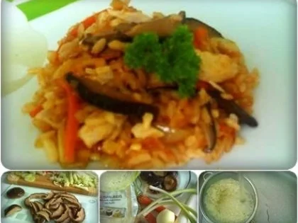 Asiatisch - Shiitake mit Reis und Gemüse - Rezept - Bild Nr. 2