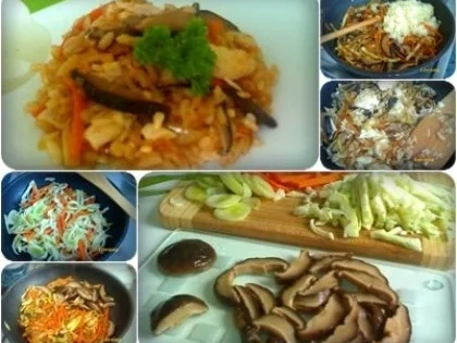 Asiatisch - Shiitake mit Reis und Gemüse - Rezept - Bild Nr. 14