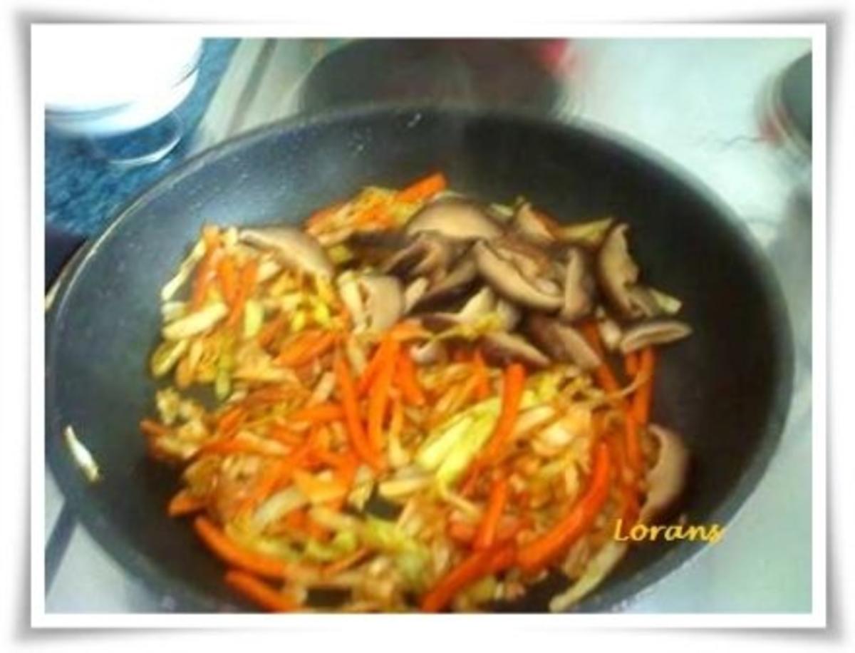 Asiatisch - Shiitake mit Reis und Gemüse - Rezept - Bild Nr. 8
