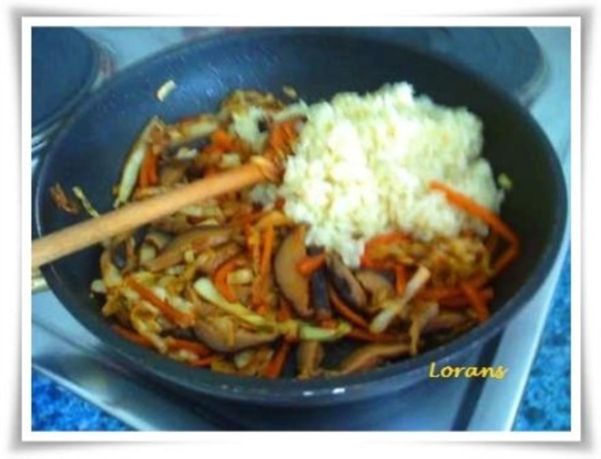 Asiatisch - Shiitake mit Reis und Gemüse - Rezept - Bild Nr. 11