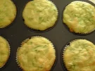 Maismehl-Muffins mit Käse und Zucchini - Rezept