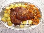 Geschmorte Putenoberkeule - Rezept