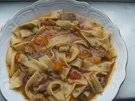 Nudelsuppe mit Rindfleisch gekocht - Rezept
