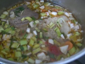 Nudelsuppe mit Rindfleisch gekocht - Rezept - Bild Nr. 4