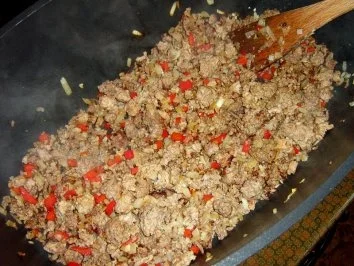 Kartoffelauflauf mit Hackfleisch und Kidney-Bohnen - Rezept - Bild Nr. 3