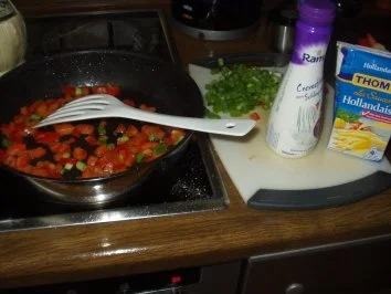 Hühnchen-Paprika-Nudel-Versammlung - Rezept - Bild Nr. 4