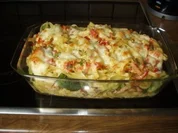 Hühnchen-Paprika-Nudel-Versammlung - Rezept