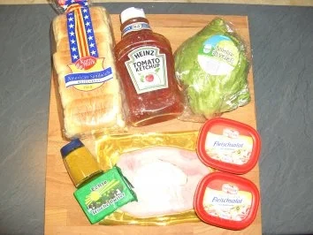 Rezept: Sandwiches nach Daddy-Art Bild Nr. 2 Sandwiches nach Daddy-Art - Rezept - Bild Nr. 2