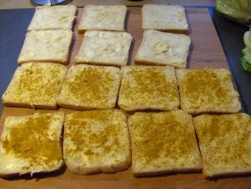 Rezept: Sandwiches nach Daddy-Art Bild Nr. 3 Sandwiches nach Daddy-Art - Rezept - Bild Nr. 3