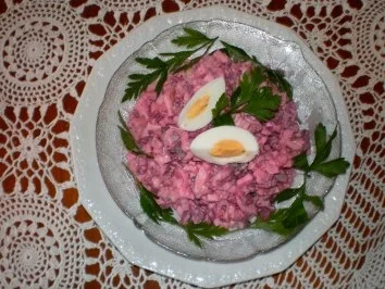 Falscher Heringsalat ohne Heringe - Rezept