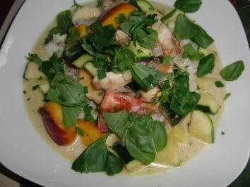 Rezept: Huhn : Das grüne Wunder als Curry-Huhn im WOK Bild Nr. 3 Huhn : Das grüne Wunder als Curry-Huhn im WOK - Rezept - Bild Nr. 3