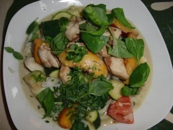 Rezept: Huhn : Das grüne Wunder als Curry-Huhn im WOK Bild Nr. 5 Huhn : Das grüne Wunder als Curry-Huhn im WOK - Rezept - Bild Nr. 5