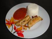 Schweineröllchen "mediterran" - Rezept