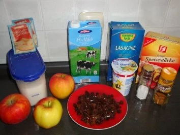 Rezept: Süße Lasagne mit Äpfeln Bild Nr. 2 Süße Lasagne mit Äpfeln - Rezept - Bild Nr. 2